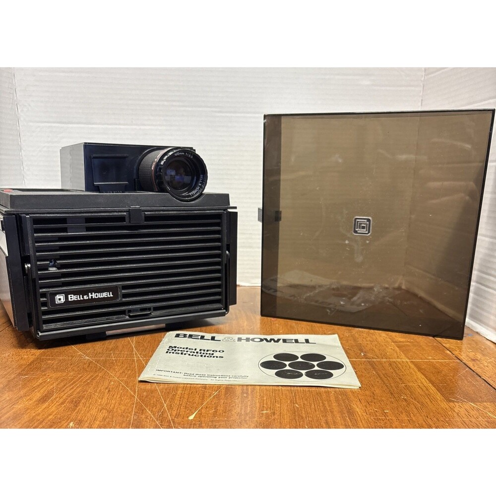 Vtg. Bell And Howell RF60 Slide Cube System 2 35mm Slide Projector Parts Only